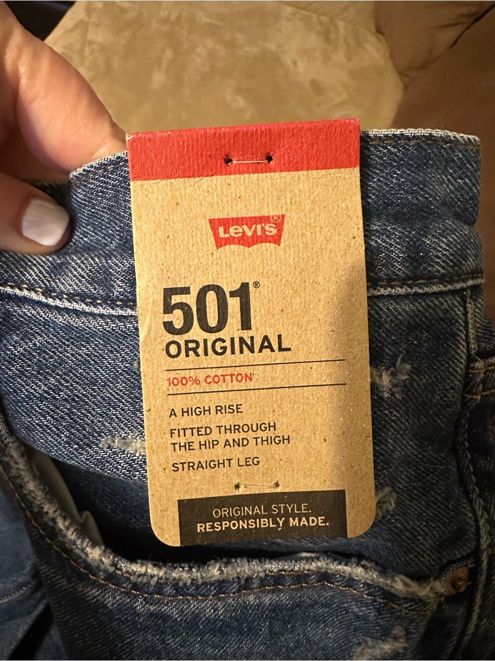Levi's 501 Original womens Jeans - Blue